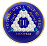 Blue AA Chip with Pearls and Sapphire Crystals