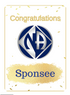NA Sponsee White New Card, Congrats Greeting Card