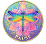 Dragonfly - Pause, Shift Your Perspective Medallion