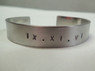 PERSONAL TOUCH Aluminum Metal Cuff Bracelet 