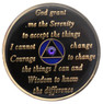 serenity prayer on back of coin
