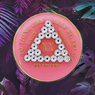 AA Pink Bling Tri-Plate Medallion Diamond Crystals 1 - 50 yrs