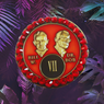 Ruby Red Bill & Bob Bling Anniversary Medallion AA Alcoholics Anonymous