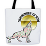 Carry your doing it sober tote bag with one of our favorite sayings, Surrender To Win.