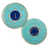 NA Turquoise Medallion (Yrs 1-30). NEW!