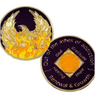 Phoenix - Out of the Ashes of Addiction Medallion