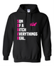 Ladies hoodie for the fall and winter. Awesome way to show your recovery.