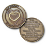 Bronze "My Heart Is In My Recovery" Specialty Bronze Coin
