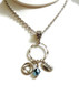 AA Hope Charm Holder Pendant Necklace – Recovery Blue