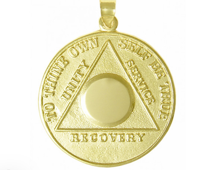 Gold Large Recovery Medallion