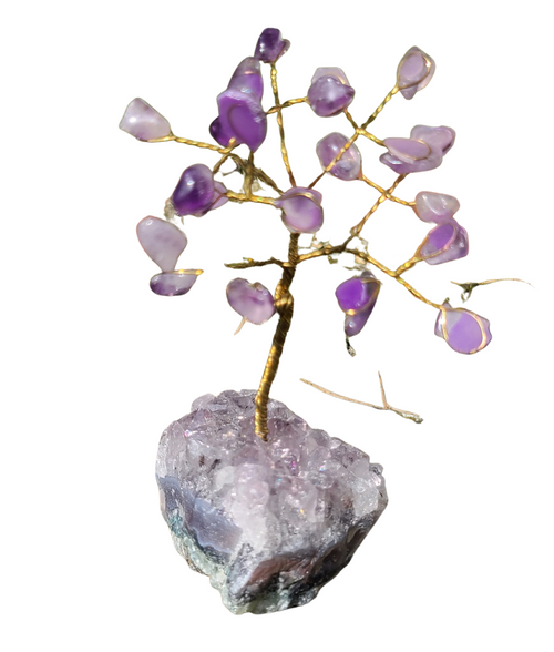 Amethyst Small Wire Gem Tree - Sober Stone - Doing It Sober