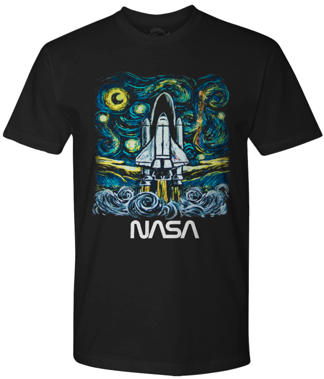 Nasa starry night t shirt Clearance
