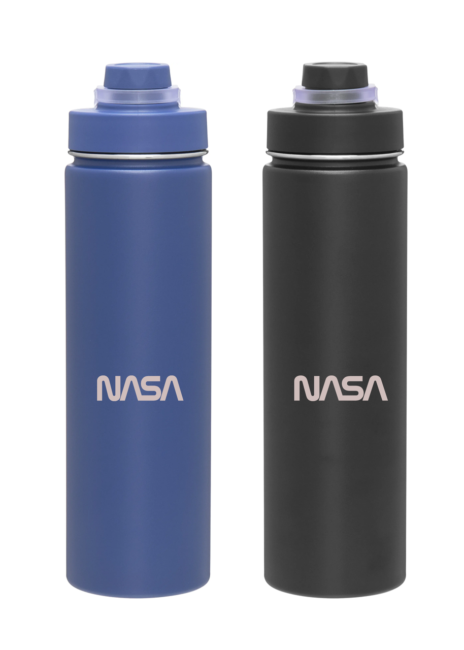 NASA Worm Logo - 24oz H2Go Conquer Bottle Laser Engraved