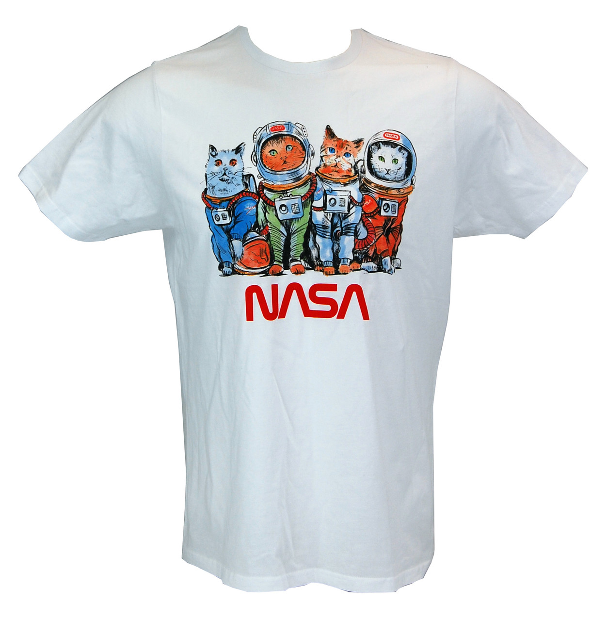 Mister Tee NASA T-Shirt Herren – Streetwear Mit NASA-Logo, 100% Baumwolle, Viele Größen & Farben