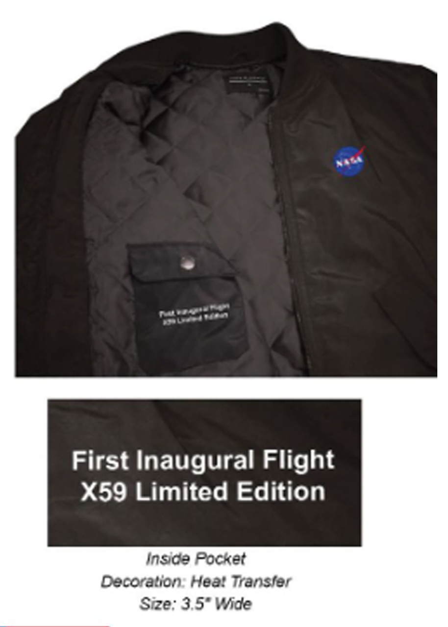 NASA QUESST X-59 Wingover Bomber Jacket
