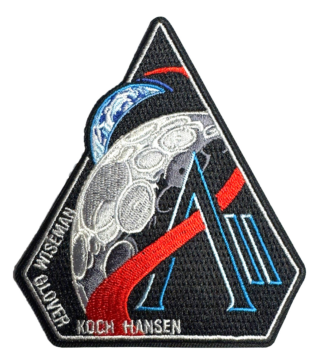 Artemis II Mission Patch 刺繍ワッペン Artemis II Mission Patch 3.5in Wide