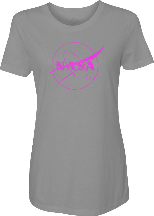 NASA Meatball Logo - Pink Outline 