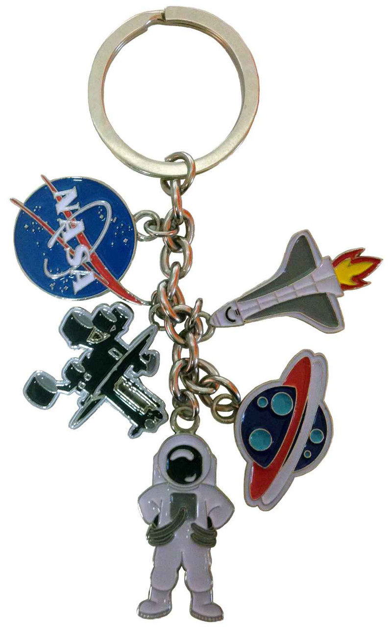 NASA Meatball Logo - Dangle Charms Keychain - NASA Gear