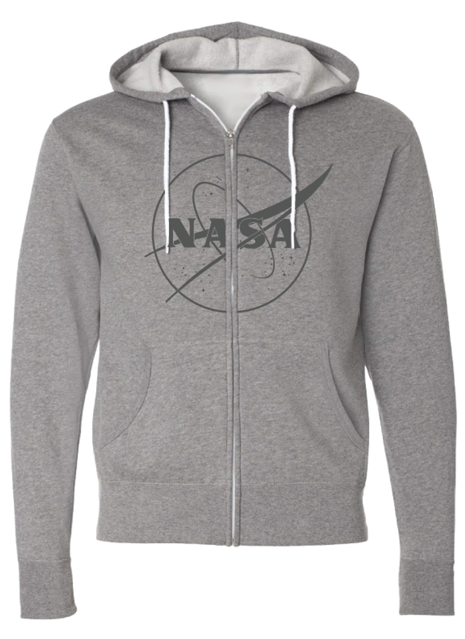 nasa hoodie zip