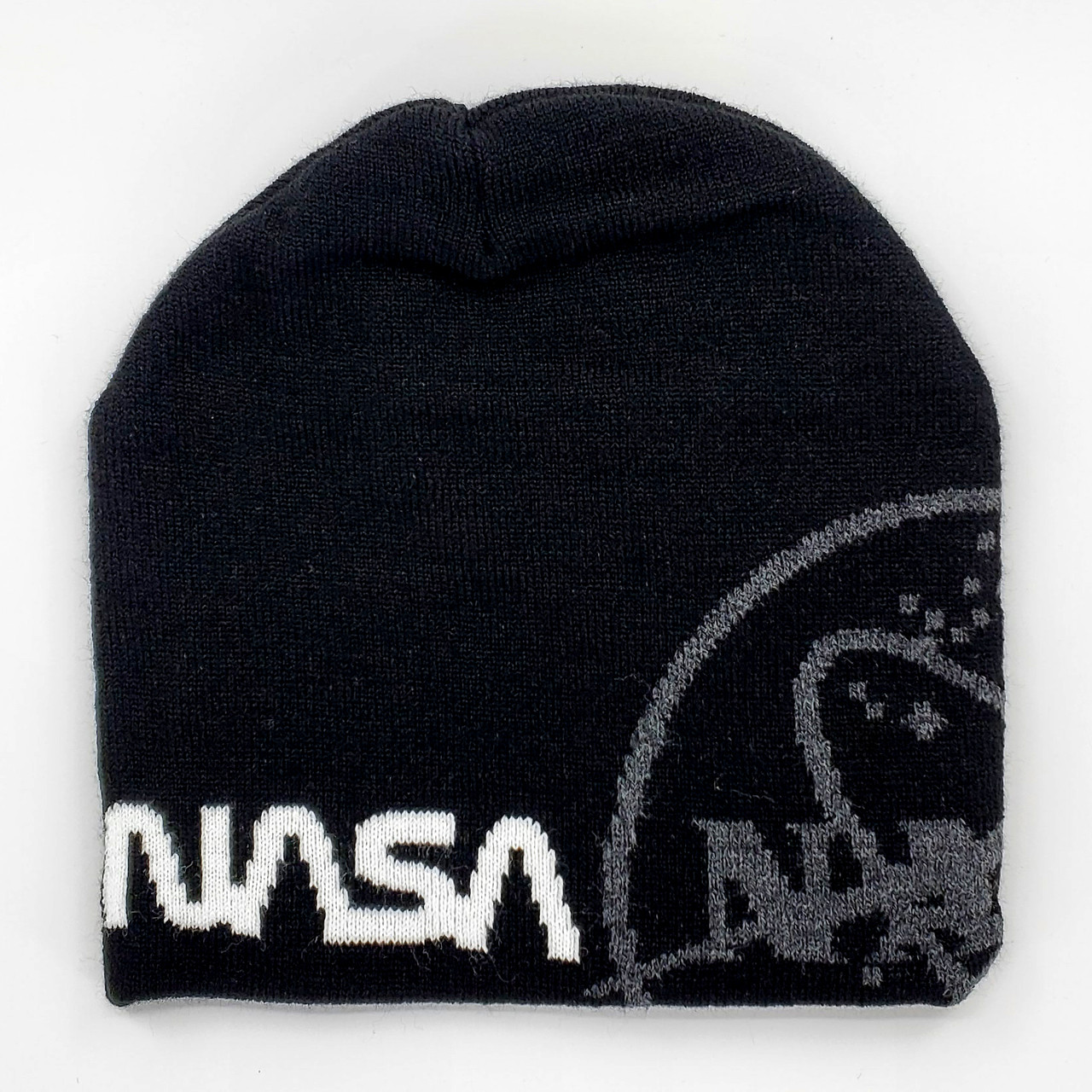 NASA Dual Logo Black Beanie
