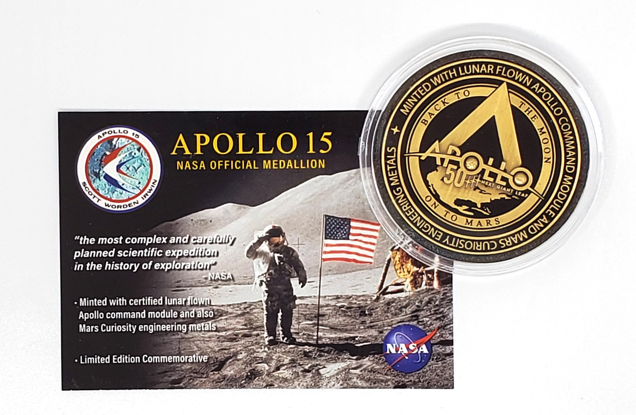Apollo 15 Falcon Medallion - NASA Gear