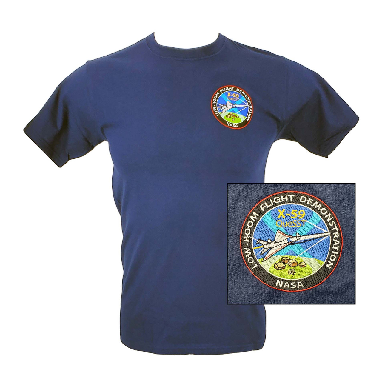 NASA Armstrong Embroidered DC-8 T-Shirt