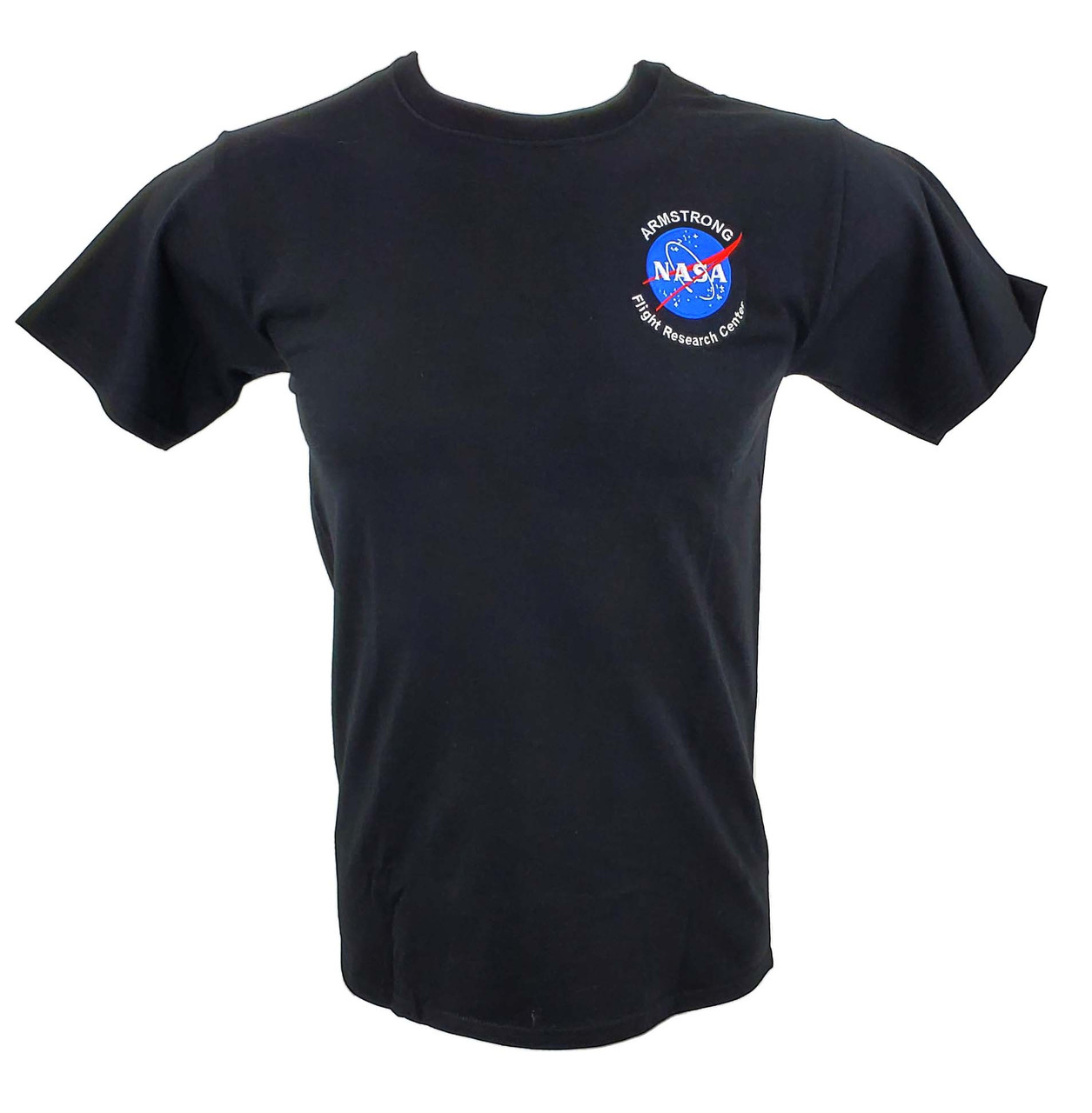 NASA Meatball Logo - Armstrong Embroidered Adult T-Shirt