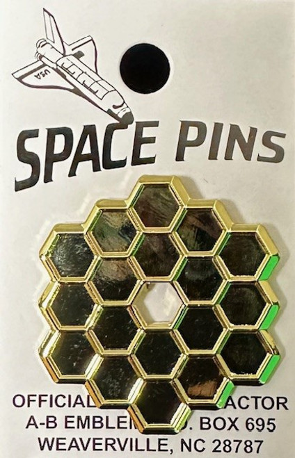 James Webb Space Telescope (JWST) Gold Pin