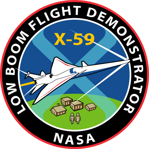 NASA X-59 QUESST Pin