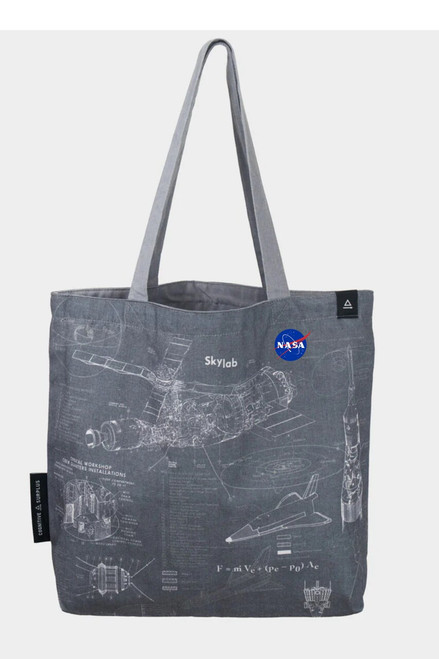 NASA Logo - Rocketry Canvas Shoulder Tote