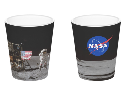 NASA Logo - Moon Landing Shot Glass 1.5 oz