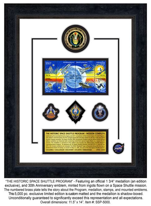 Apollo Mission Pin Set Frame - NASA Gear