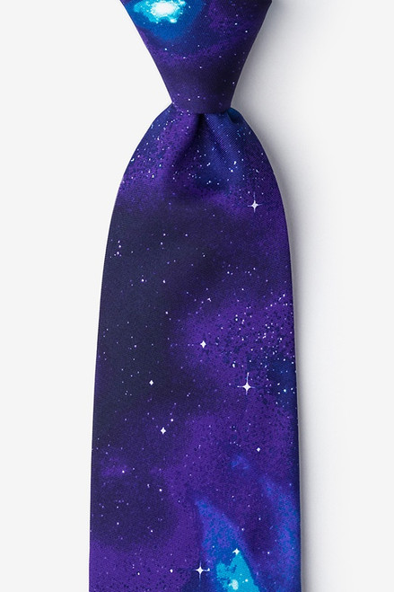 Wild Ties The Cosmos Purple Microfiber Tie