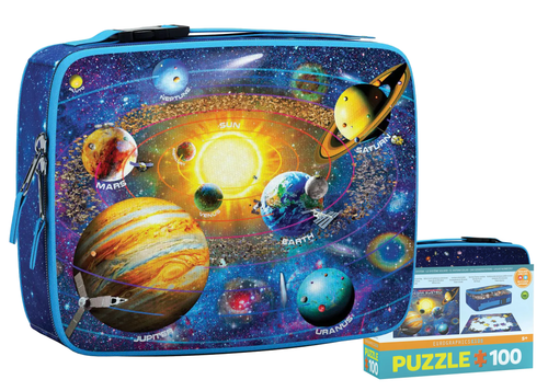 100 Piece Solar System Puzzle Lunch Box
