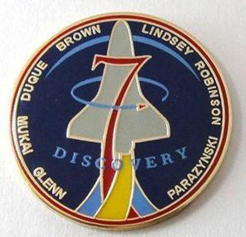 Space Shuttle STS-95 Mission Pin