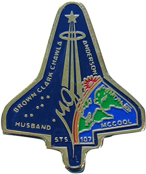 Space Shuttle STS-107 Mission Pin