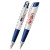 NASA Worm Logo - Fisher White & Blue Eclipse Space Pen