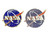 NASA Meatball Logo Traditional Pin