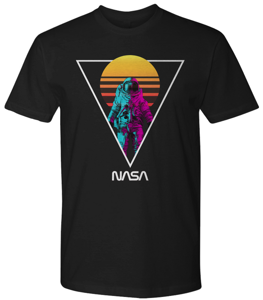 NASA Retro Astronaut Adult T-Shirt