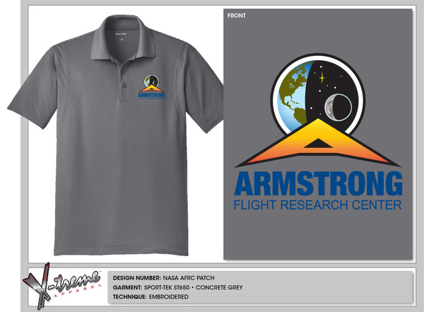 Armstrong Flight Research Center Polo (Unisex)