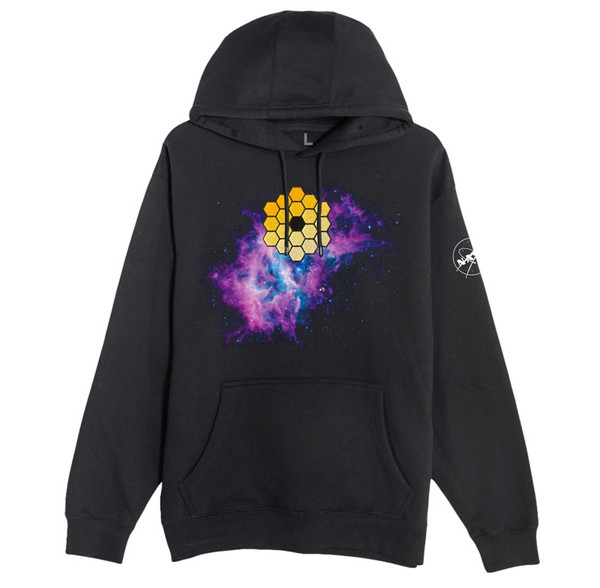 NASA Meatball Outline - James Webb Nebula Hoodie