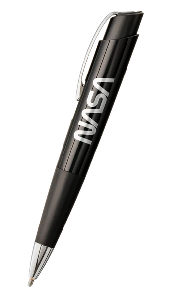 NASA Worm Logo - Fisher Black Eclipse Space Pen