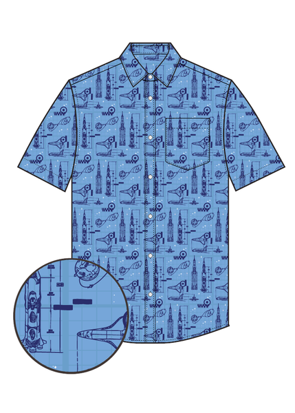NASA Spacecrafts Diagram Hawaii Shirt