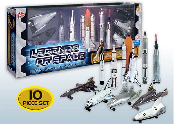 History of American Space Flight 10 Piece Set