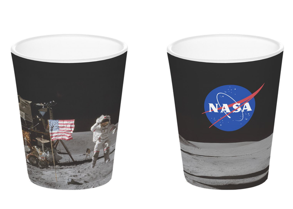 NASA Logo - Moon Landing Shot Glass 1.5 oz