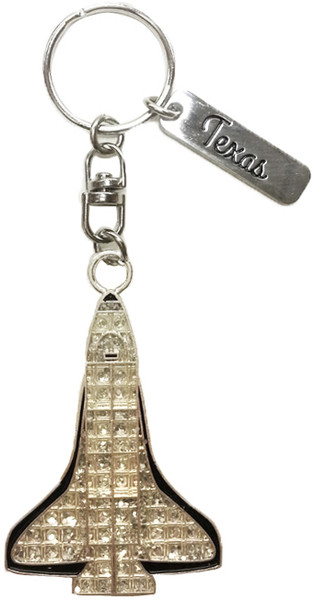 Glitter Shuttle Keychain