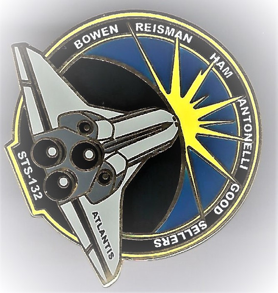 Space Shuttle STS-132 Mission Pin