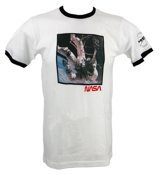 NASA Worm Logo - Spacewalk Unisex Tee Shirt