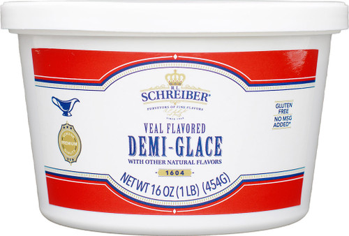 DEMI GLACE PASTE, VEAL FLAVORED 1.0 LB TUB
