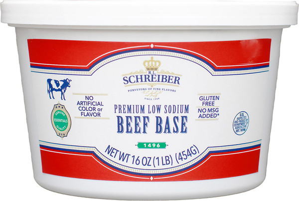 PREMIUM LOW SODIUM BEEF BASE 1.0 LB TUB